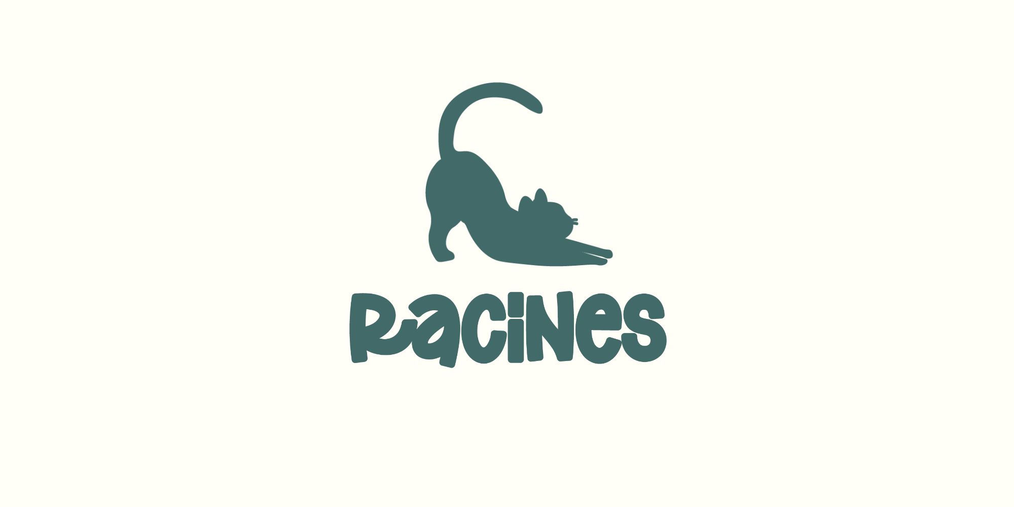 Racines - Croquette chats - Identité visuelle - Logo